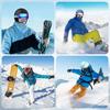 RIOROO Ski and Snowboard Helmet with 12 Omnidirectional EPS with Ear Snow Goggle Ideal for Ski and for and Unisex Vents, Adjustment, High-Density