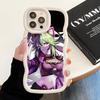 Spiel GI Kuki Shinobu Handyhülle für iPhone 17 16 15 14 13 12 11 Air Pro Max Plus Wellige Kante TPU Bunte Hülle Smartphone