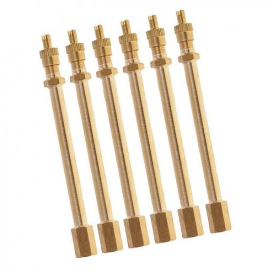 6 Pcs/set Tyre Valve Extension Stem Extender For Car Truck RV Bike SUV 100mm