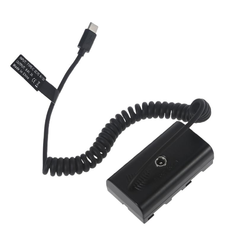 Type C to Dummy Battery Replacement for Taking Time-lapse Photography Support PD 9V/12V Output Low Temperature Tolerance
