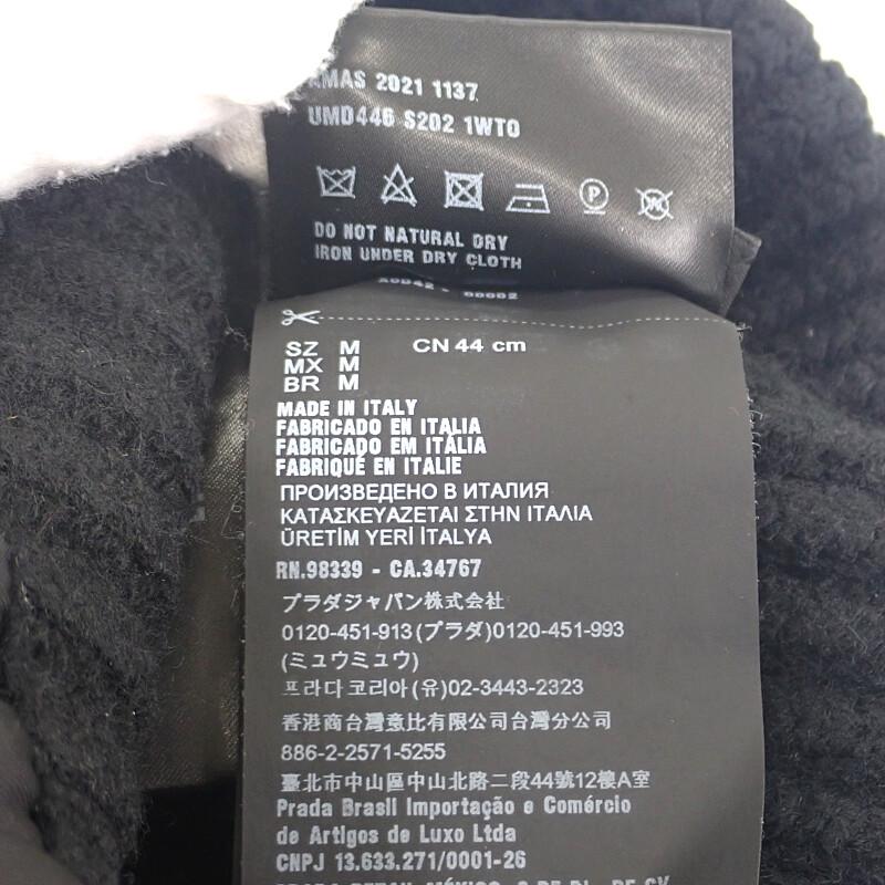 PRADA  UMD446_1WTO_F0002_S_202 M Knit cap black wool/Nylon mens