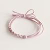 Hand-Woven Bow Head Rope Female Simple Temperament Elegant Hair Tie Gift For Girlfriends