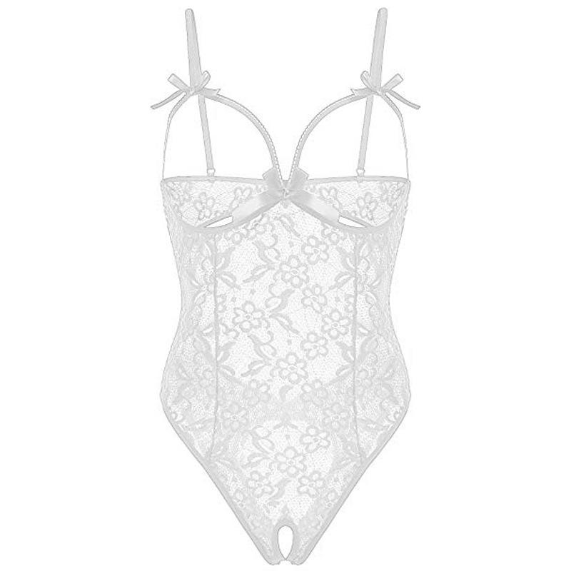 European and American new sex underwear, female lace sexy hollow open suspender sex suit