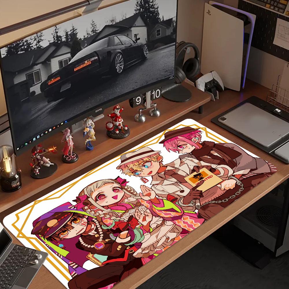 Hanako kun Mousepad Cute Durable Rubber Mouse Mat Pad Size for Game Keyboard Pad