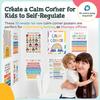 Calm Down Corner Posters – Feelings Chart for Kids, Preschool Classroom Toddler, Quiet Time Area, Coping Skills, Therapy Supplies, Social Emotional