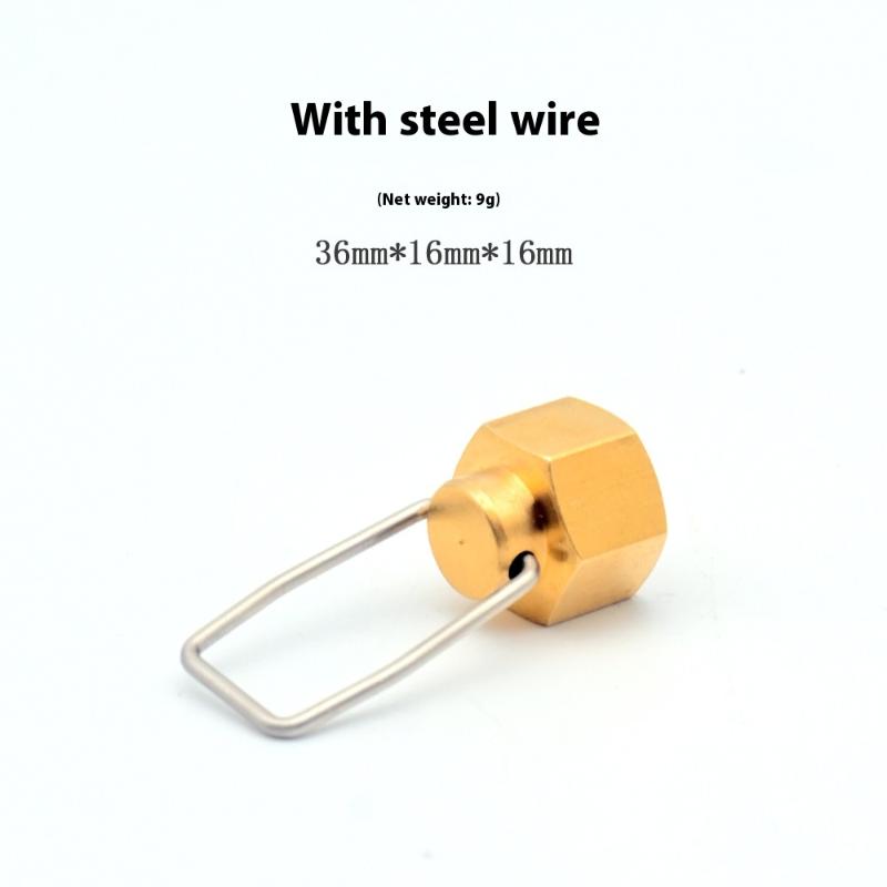 1Pcs Flat Anti-Leak Gas Tank Plug Liquefied Gas Connection-Line Blocking Cap for Outdoor Camping Stove Safety Accessory