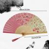 Pretty Classical Hand Held Fan Fashion Folding Fan Retro Dance Performance Fans Shooting Props Girls Women Fan Home Decoration