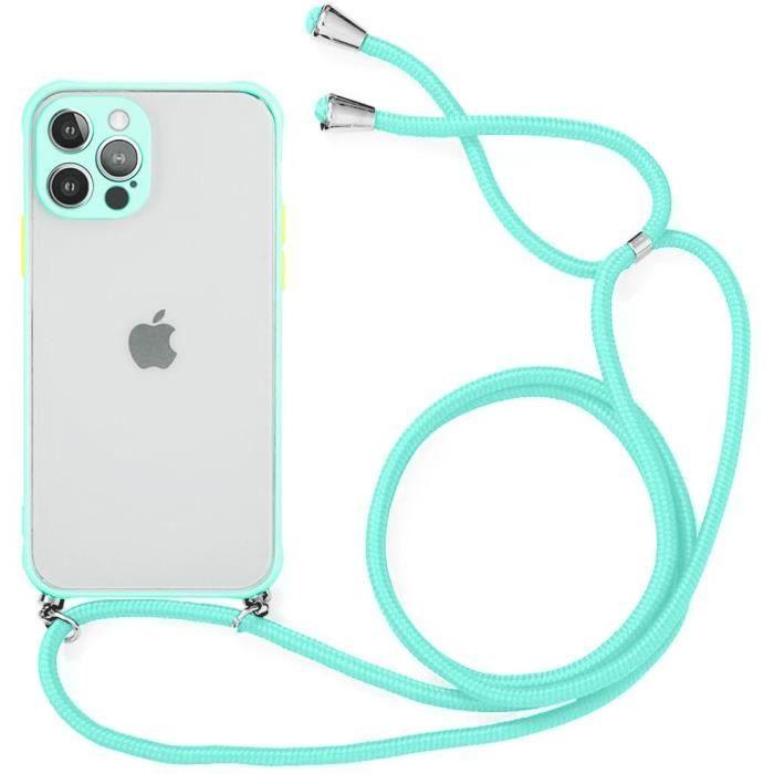 Coque de Protection - PROSHOP - pour iPhone 12 Pro Max - Givrée - Turquoise - Anti-choc