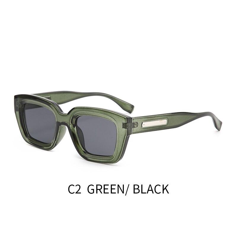 Retro Square Sunglasses, Unisex Fashionable And Versatile Square Sunglasses