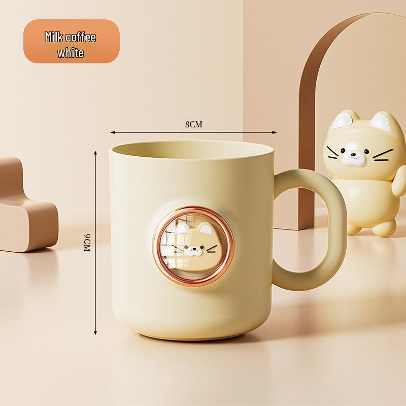 

Durable Cartoon Mouthwash Cup for Students & Kids - Portable & Drop-Resistant 400ml Thickened PP Material