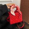 Bestickte Damen-Handtasche Handtasche neue Mode Damen tragbar Schulter Umhängetasche Prinzessin Diana Tasche