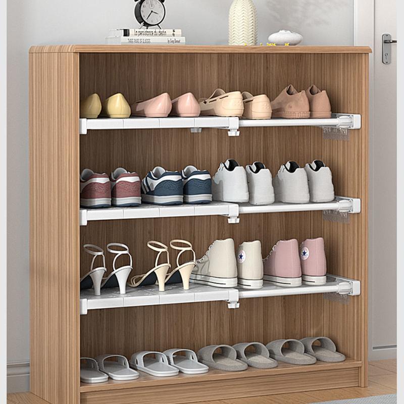 Adjustable Wardrobe Storage Shelves Wall Mounted Partition Layered Rack for the Wardrobe Closet Bathroom Retractable Organizer