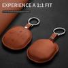 Leather Car Key Case Cover For Chery Jetour Mountain Sea T1 T2 Anti-Scratch Durable Auto Keychain Protector Decorative Accessory
