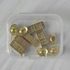1Pc Simulated Gold Bar And Gold Ingot Ornament Mini Doll House Decoration Toys Miniature Model Diy Accessories