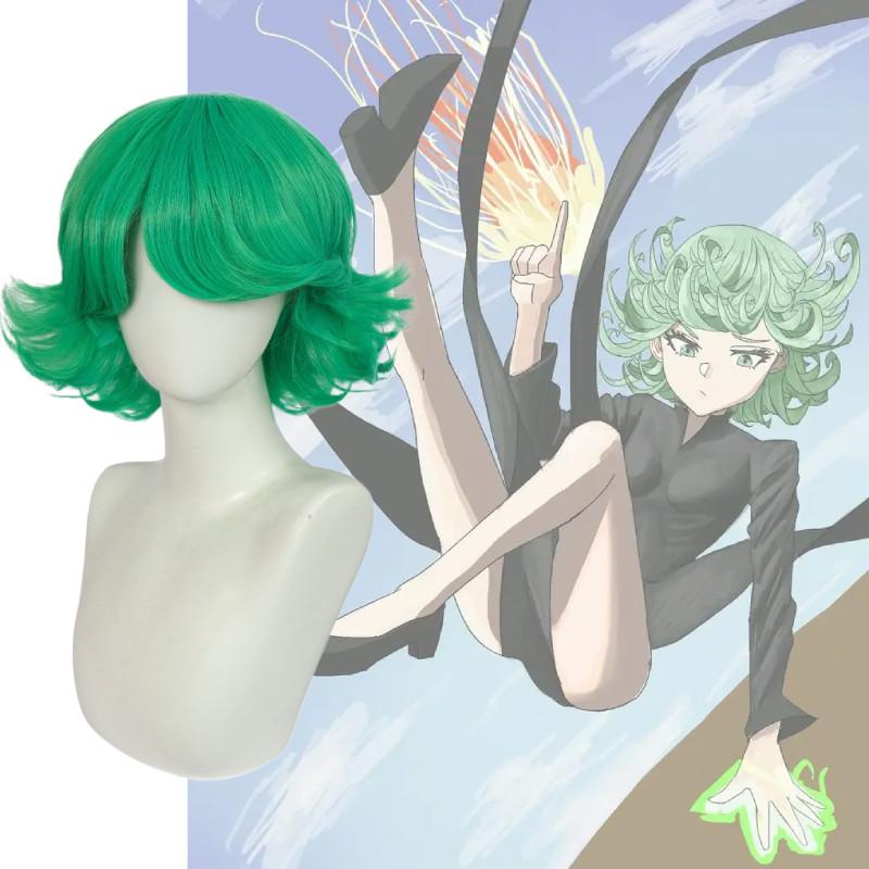 One Punchman Cosplay Wig With Hightemperature Silk For Role Play And Scene Use