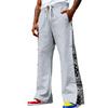 Mens American Hip Hop High Street Loose Paisley Straight Leg Casual Sweatpants