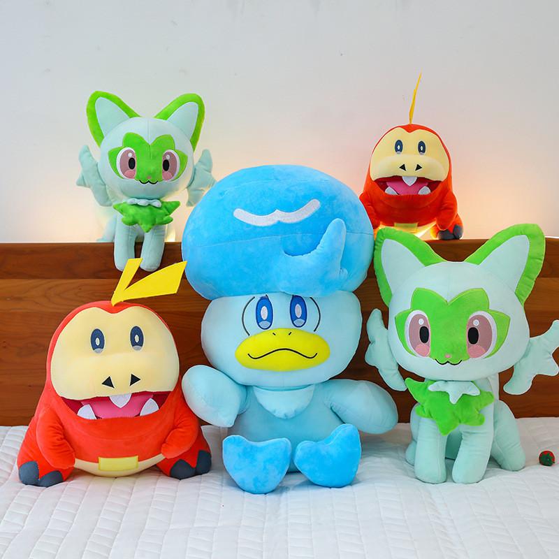 Sprigatito Quaxly Pokmon Doll Animal Plush Toys With Soft Filling For Kids