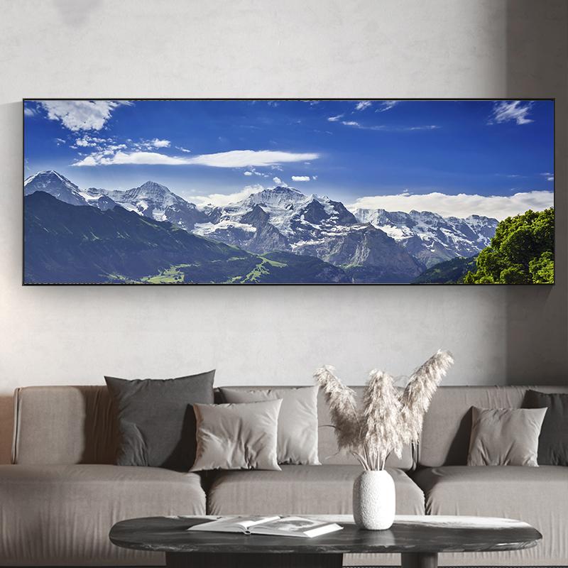 Natural Landscape Canvas Painting Mountain Posters And Prints Wall Art Scenery Pictures Living Room Home Decoration Cuadros