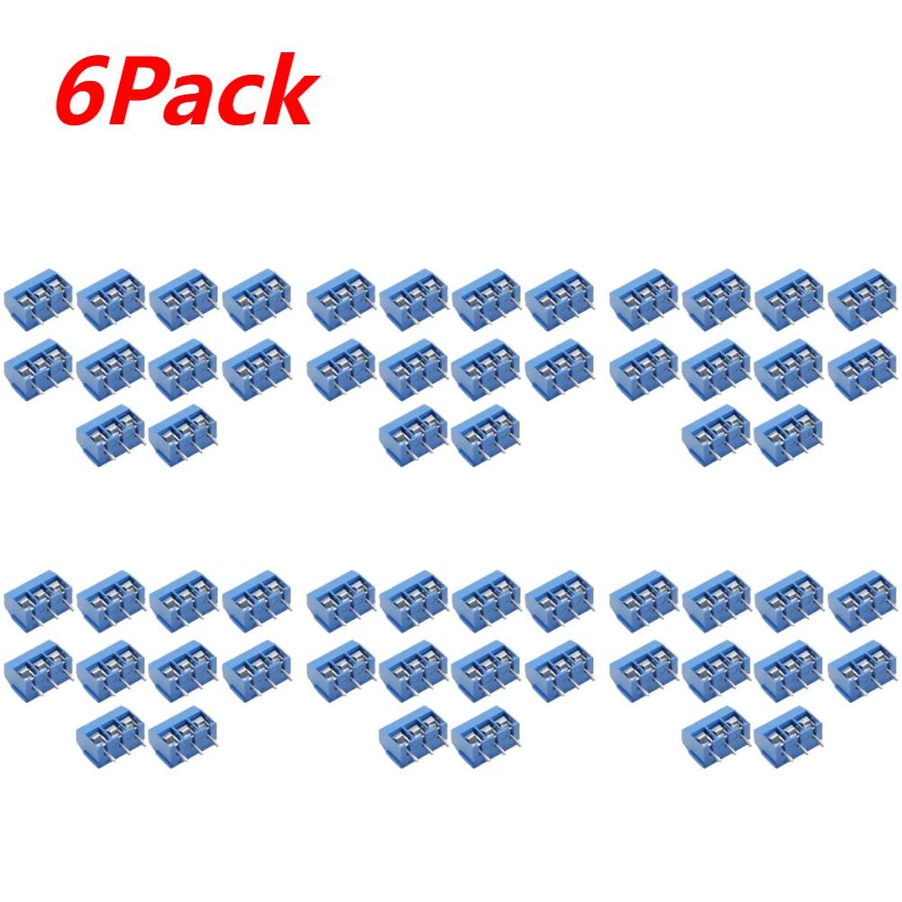 10-100PCS KF301 2P/3P PCB Terminal Block Connector Blue Green PCB Screw Terminal Block Connector Assortment Kit for Arduino