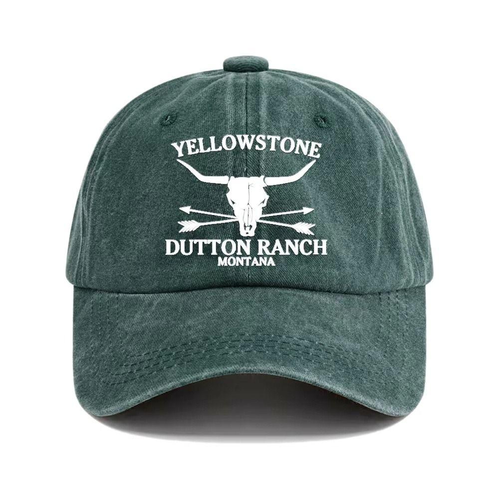 Adjustable Western Cowboy Baseball Hats Washed Cotton Sun Hat Fashion Dad Hat  for Men Women