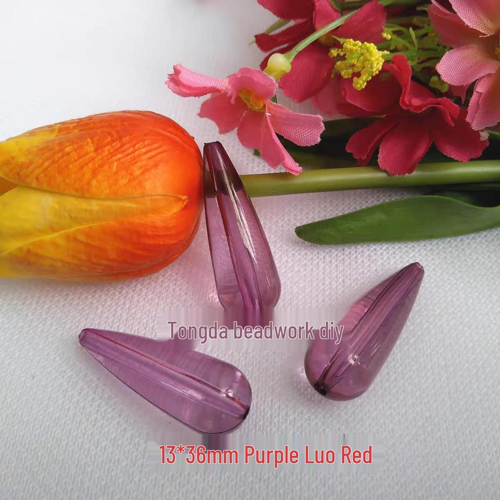 Transparent Acrylic Water Drop Beads for DIY Jewelry, Curtains, Ornaments, and Lighting Accessories