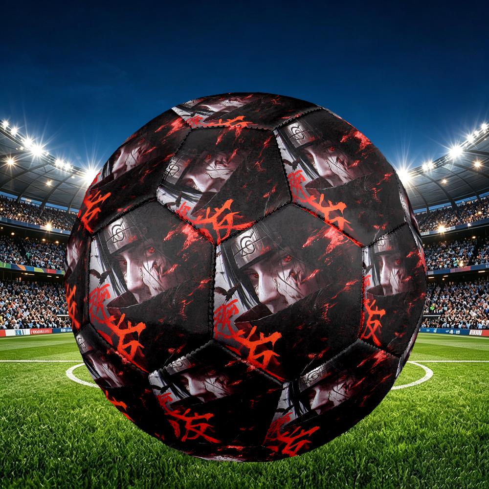 1pc Game Role Naruto Soccer Ball, Athletic Standard Football Size 5 Lightweight Sports Match Soccer Ball, Perfect Gift for Sports Enthusiasts