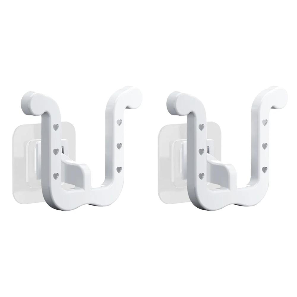 2 шт Подставка для тапочек самоклеящаяся без перфорации крючок для тапочек в ванной туалетная дренажная стойка настенная сушилка для обуви 469₽