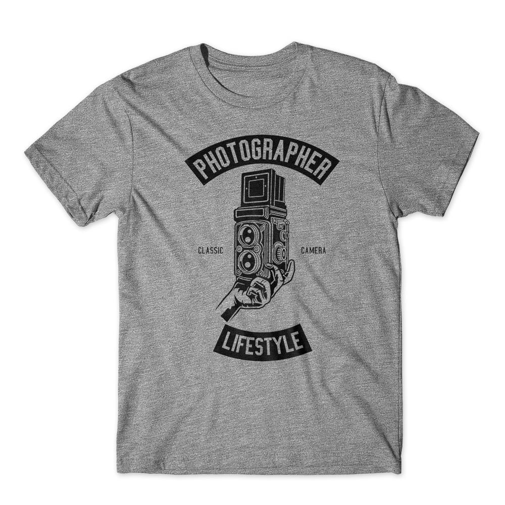 

Photographer Lifestyle T-Shirt 100% Cotton Premium Tee New 3XL