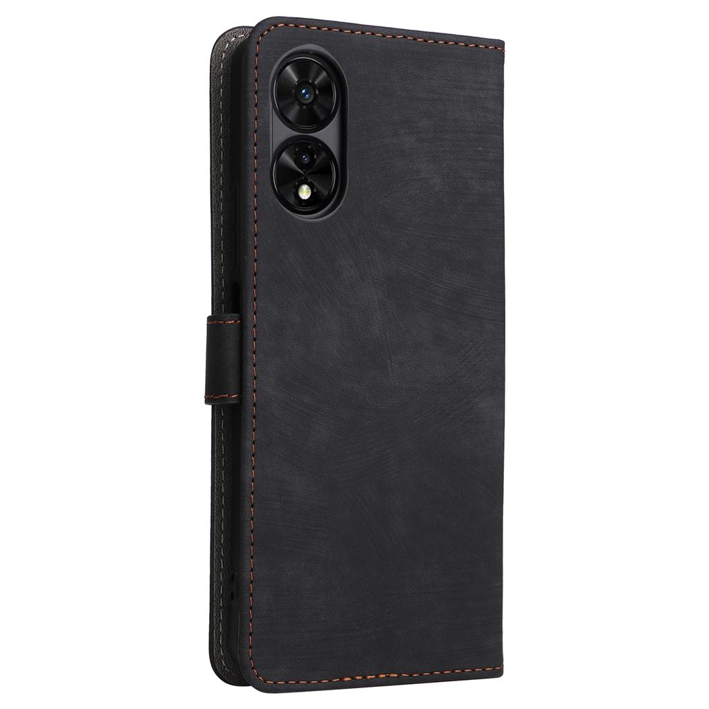 For TCL 505 T509K/T5094 Leather Case with Strap RFID Blocking Wallet Phone Cover