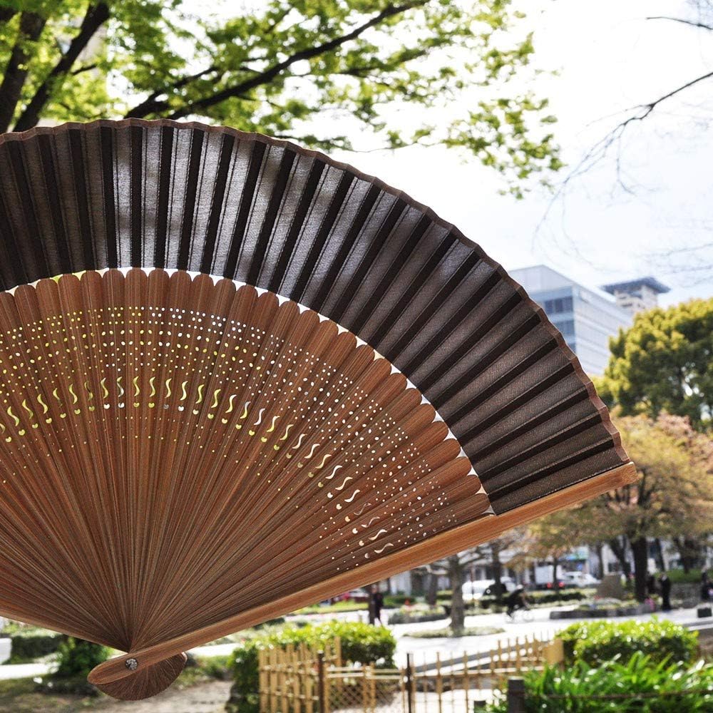 Plain Fan Dark [Keichido] [07 Brown]
