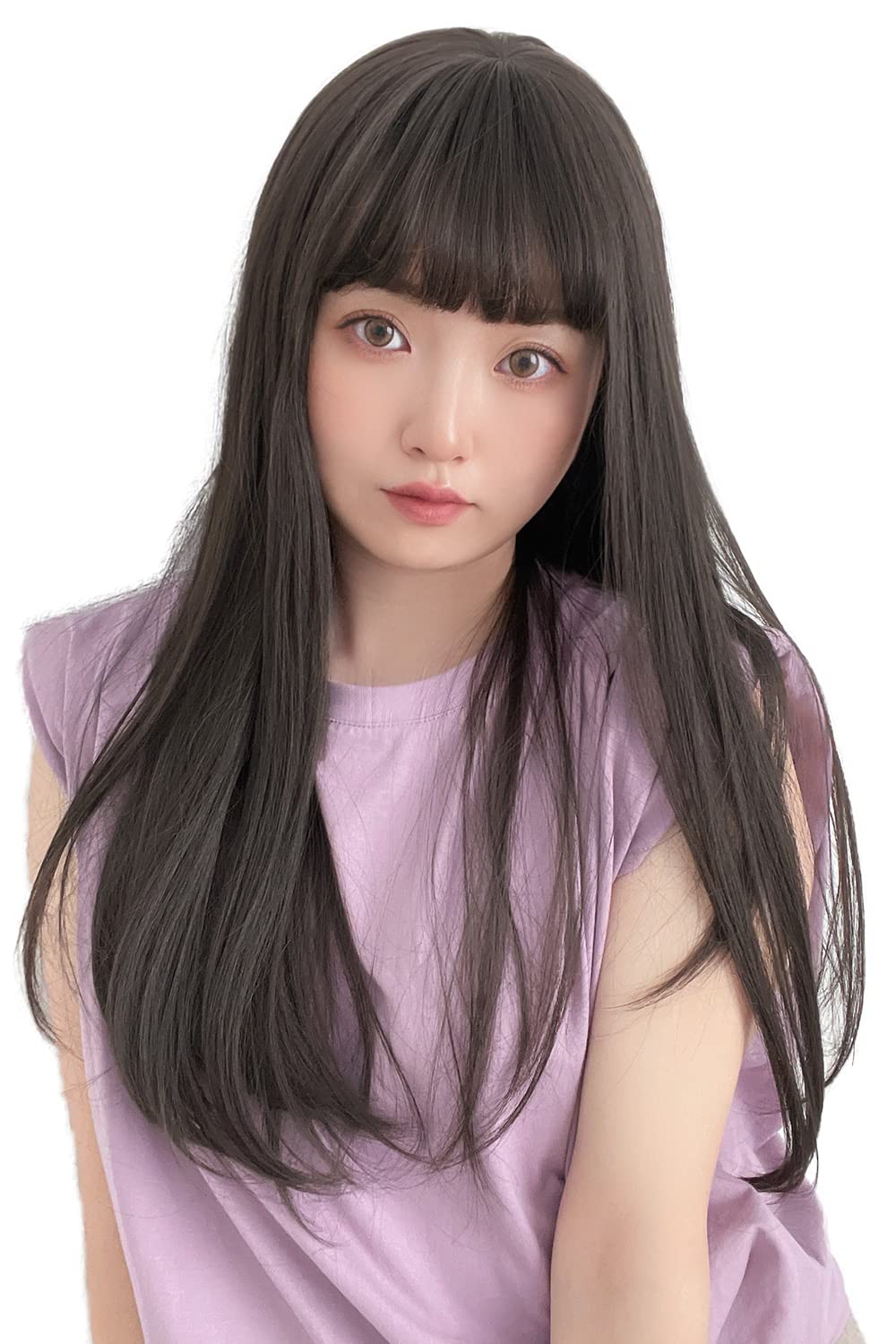 

Полный парик [Brightlara], Парик, Длинный, Полудлинный, Прямой, Кудрявый, hf1422-BC