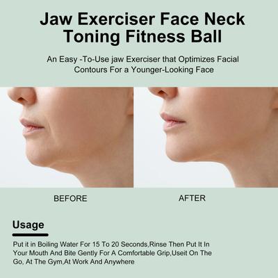 Jaw Trainer Jaw Fitness Ball della linea della mascella per uomini e donne