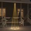 LED Christmas Tree for Flagpole Warm White 310 LEDs 300 cm