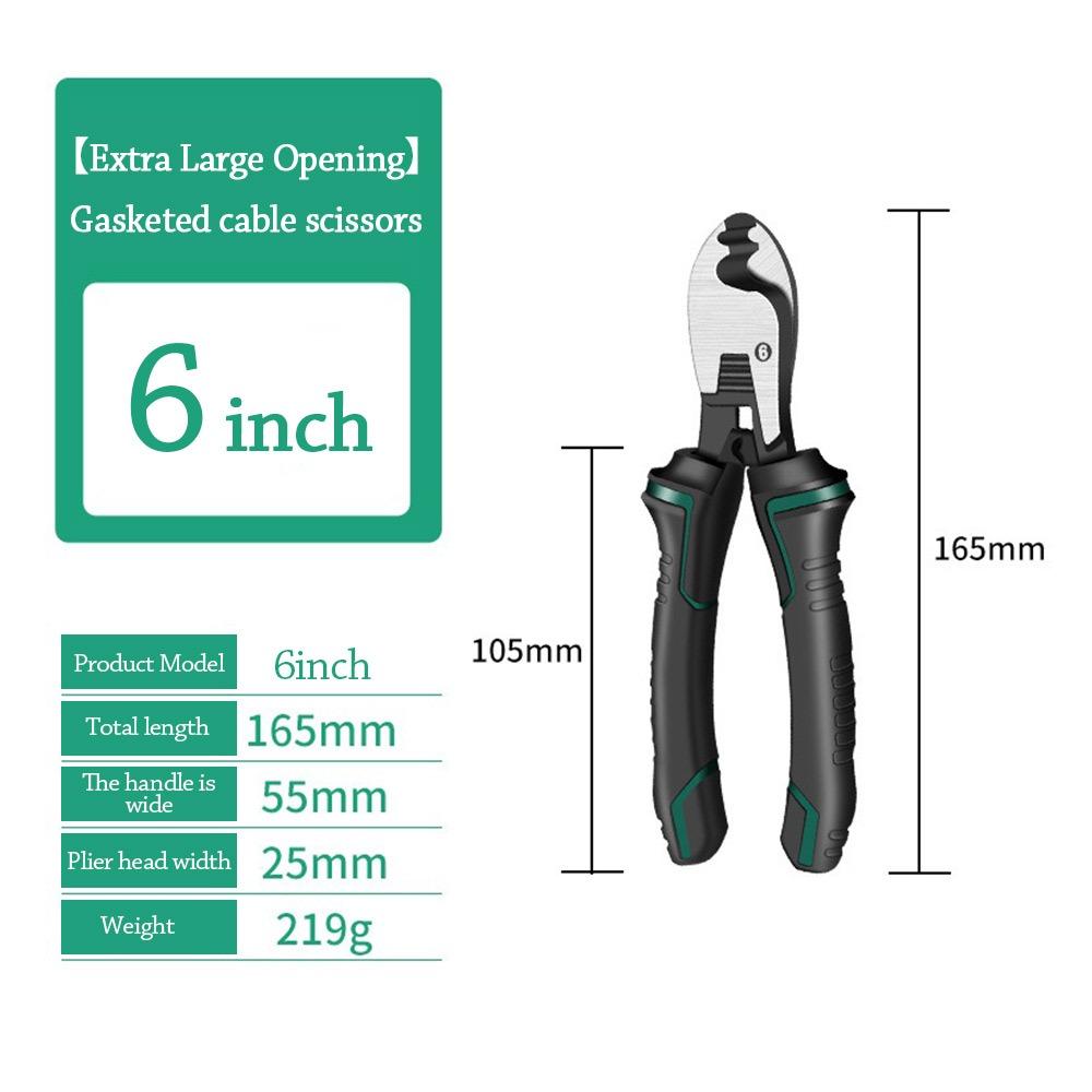 

6/8/10 Inch Manual Stripping Pliers Metal Electrician Pliers Wire Cable Cutters Hardware Tools 6inch