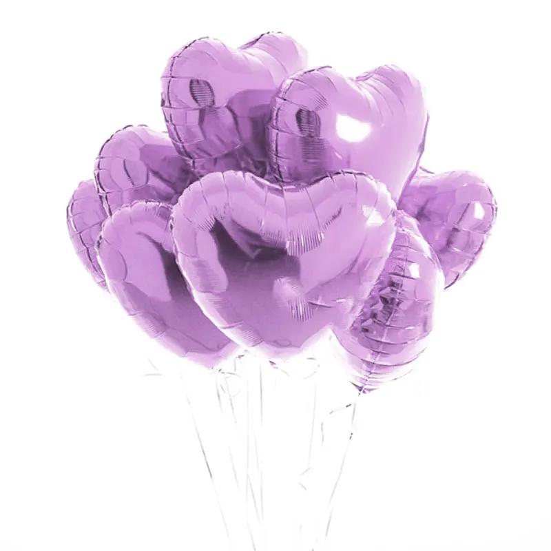 Palloncini Foil Cuore Oro Rosa 18 pollici Gonfiabili Elio Palloncini Decorazione Matrimonio Festa di Compleanno Palloncino Forniture Baby Shower