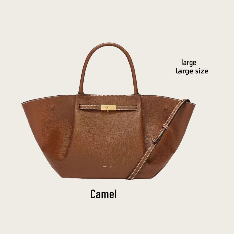Sac fourre-tout Demellier Wing en cuir véritable
