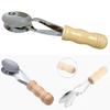 Wooden Handle Musical Spoons 1Pc - Double Metal Spoons Percussion Instrument with Soundboard