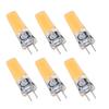 6PCS GY6.35 Bulb 5W COB Light Bulb 500lm Silicone Ceiling Lamp Bulb for Living Room