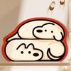 Special-shaped Cute Animal Diatom Mud Carpet Bathroom Non-slip Absorbent Foot Mat Kitchen Bedroom Home Wear-resistant Floor Mat