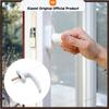Durable Alloy Plastic Steel & Plastics Window Handle White Door Window Locks Sliding Window Anti Slip Handle Home Accessories