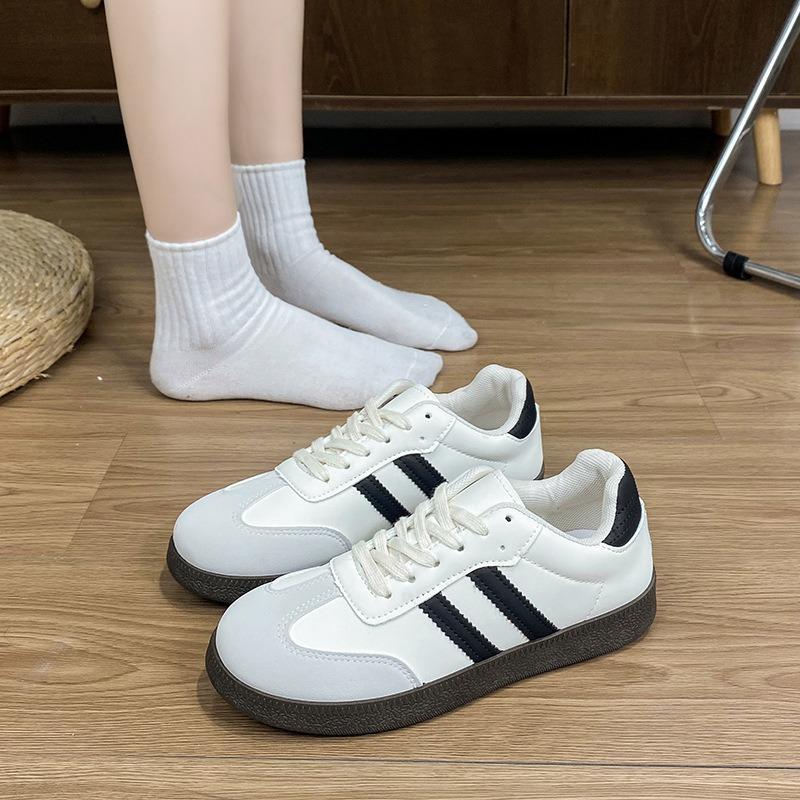 Fashion Women Sneakers Lace Up Vulcanized Shoes Luxury Tennis Training Shoes for Women Fashion Leather Casual Shoes Zapatillas Mujer2025