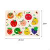 Fruit Matching Board Wooden Games for Kids Recognition Kds Valentines Day Gifts 4 5