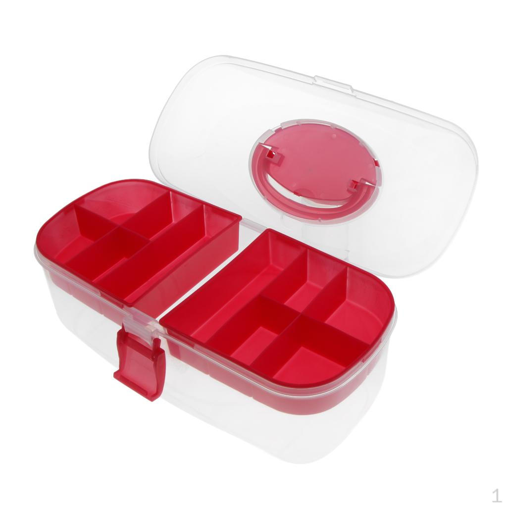 

Layers Nail Decoration Container червоний