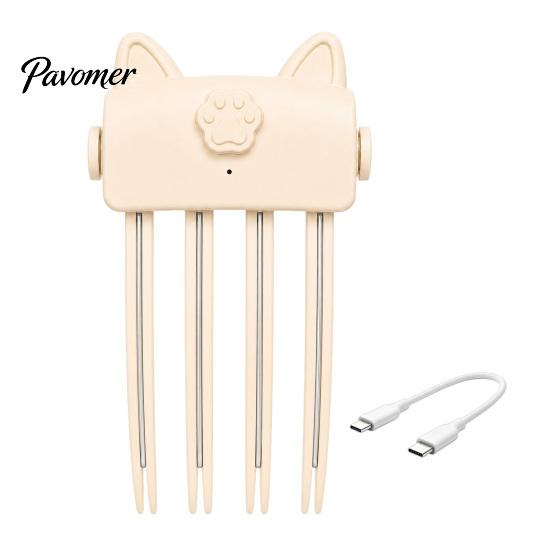 Hair Volumizing Clip Heated Volume for Fine Flat Hair, Electric Root Lifter Comb Tool Bangs with 2 Heat Settings, Puffy Natural Lift Booster