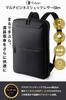 Evoon Slim Leather Multi-Purpose Business Backpack for Men, Genuine Leather with Expandable Storage, Fits a 15.6-inch Laptop