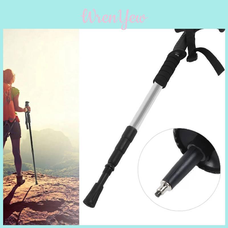 Mountaineering Poles Aluminum Alloy Trekking Staff With Adjustable Handle For Hiking And Outdoor Activities
