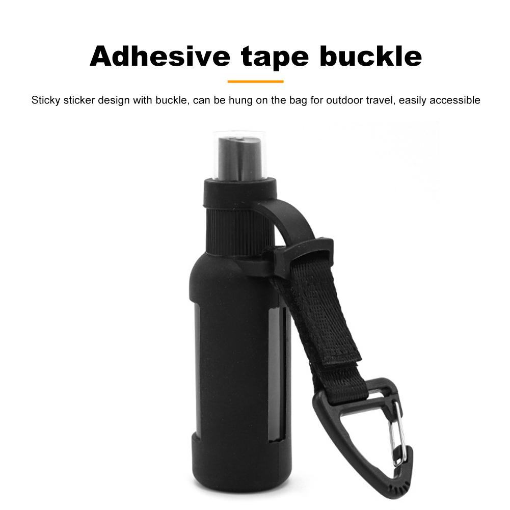 

50ml Travel Bottle Leak Proof Refillable Spray Bottle Liquid Containers with Tactical Hook Strap Alcohol Spray Bottle for Liquid China Mainland