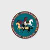 Disney Horse Ethnic Style Circular Floor Mat Living Room Sofa Bedroom Rug Light Luxury Anti Slip Carpet Home Decoration