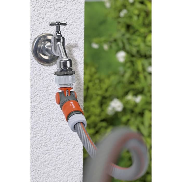 Nez de robinet coudé et articulé gardena - connecteur ogs® - adapté robinet 33,3mm - garantie 5 ans