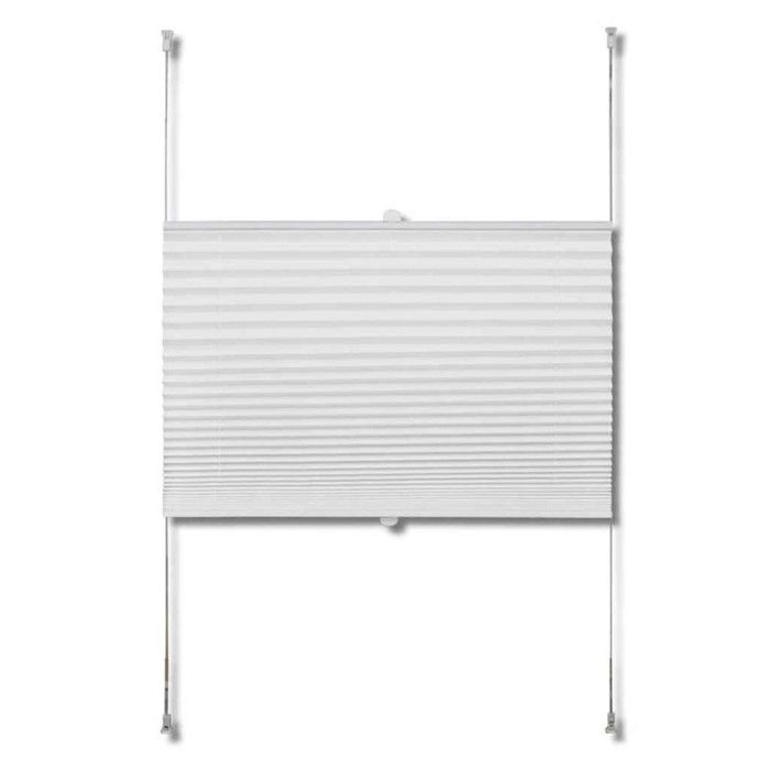 VidaXL Store Plissé 110x150 Cm Privacy Screen Living Room Kitchen Office Bedroom 240615